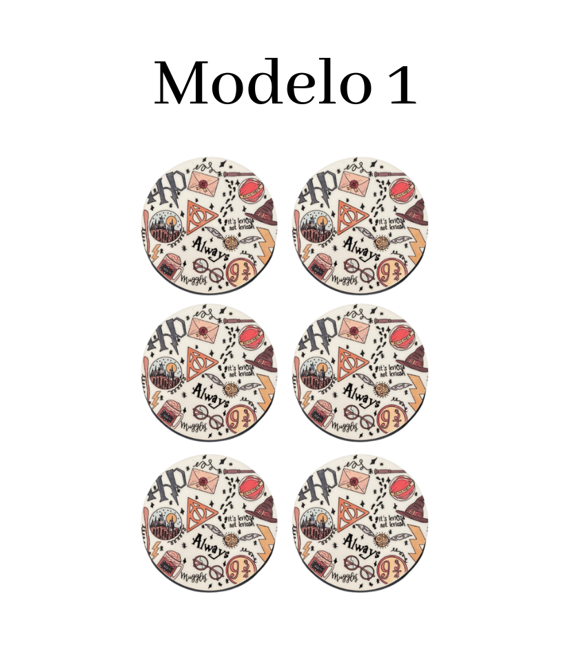 Set de Posavasos Redondos - Imagen 2