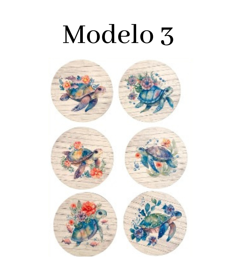 Set de Posavasos Redondos - Imagen 4