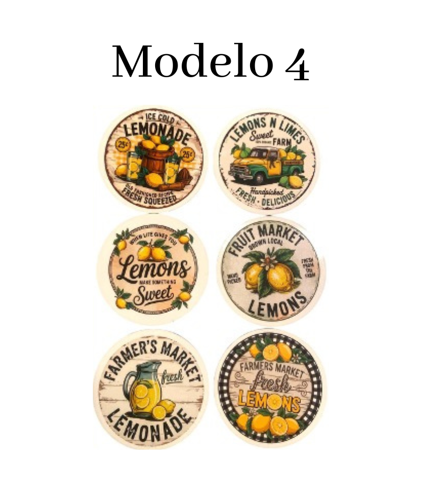 Set de Posavasos Redondos - Imagen 5